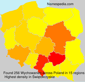 Surname Wychowaniec in Poland Surname Wychowaniec in Poland