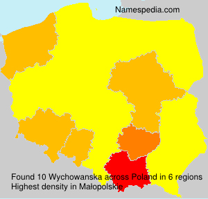 Surname Wychowanska in Poland Surname Wychowanska in Poland