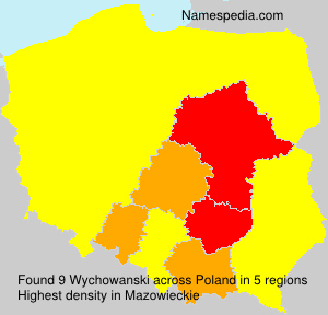 Surname Wychowanski in Poland Surname Wychowanski in Poland