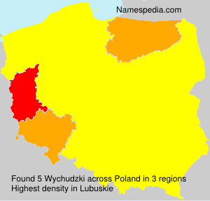 Surname Wychudzki in Poland