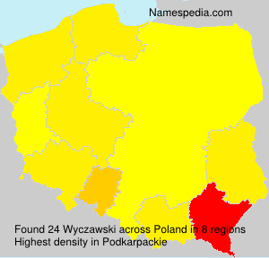 Surname Wyczawski in Poland Surname Wyczawski in Poland