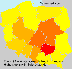 Surname Wykrota in Poland Surname Wykrota in Poland