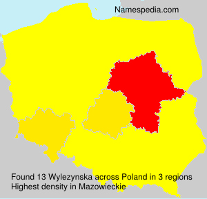 Surname Wylezynska in Poland Surname Wylezynska in Poland