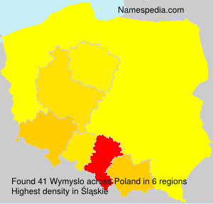 Surname Wymyslo in Poland Surname Wymyslo in Poland