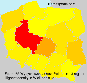 Surname Wypychowski in Poland Surname Wypychowski in Poland
