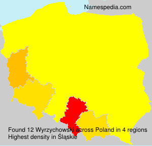 Surname Wyrzychowski in Poland Surname Wyrzychowski in Poland
