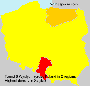 Surname Wyslych in Poland Surname Wyslych in Poland