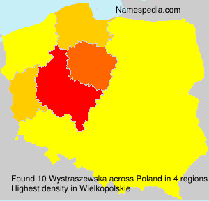 Surname Wystraszewska in Poland Surname Wystraszewska in Poland