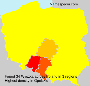 Surname Wyszka in Poland Surname Wyszka in Poland