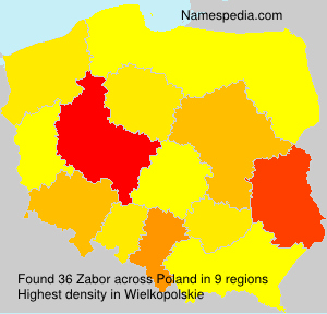 Surname Zabor in Poland Surname Zabor in Poland