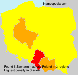 Surname Zacharmin in Poland Surname Zacharmin in Poland