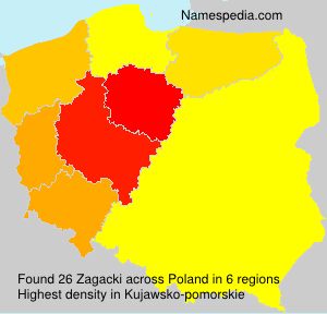 Surname Zagacki in Poland Surname Zagacki in Poland