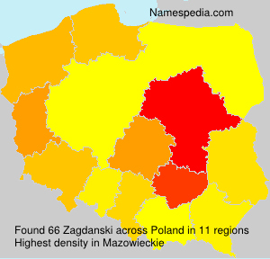 Surname Zagdanski in Poland Surname Zagdanski in Poland