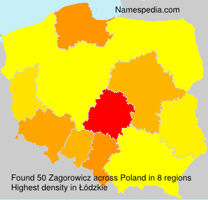 Surname Zagorowicz in Poland Surname Zagorowicz in Poland