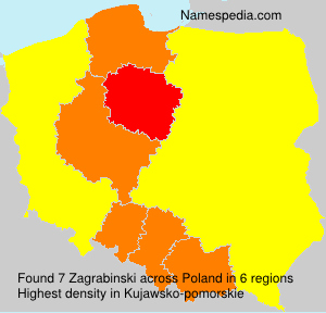 Surname Zagrabinski in Poland Surname Zagrabinski in Poland