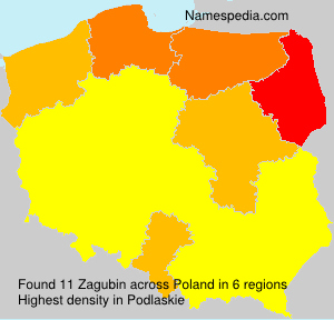 Surname Zagubin in Poland Surname Zagubin in Poland