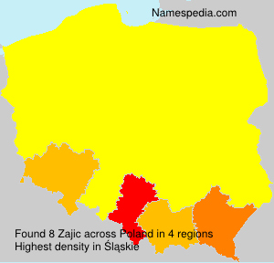 Surname Zajic in Poland Surname Zajic in Poland