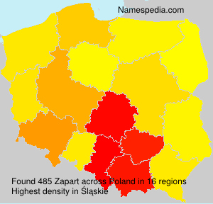 Surname Zapart in Poland Surname Zapart in Poland