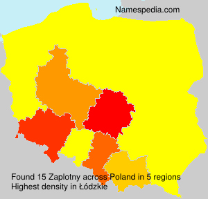 Surname Zaplotny in Poland Surname Zaplotny in Poland
