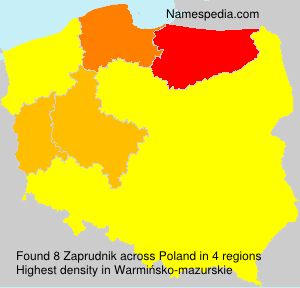 Surname Zaprudnik in Poland Surname Zaprudnik in Poland