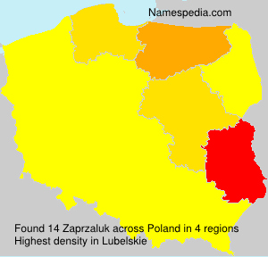 Surname Zaprzaluk in Poland Surname Zaprzaluk in Poland