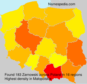 Surname Zarnowski in Poland Surname Zarnowski in Poland