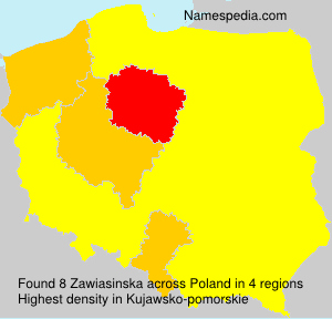 Surname Zawiasinska in Poland Surname Zawiasinska in Poland