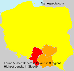 Surname Zbertek in Poland