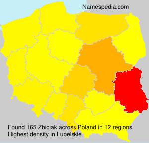 Surname Zbiciak in Poland Surname Zbiciak in Poland