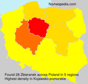 Surname Zbieranek in Poland Surname Zbieranek in Poland