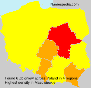 Surname Zbigniew in Poland Surname Zbigniew in Poland