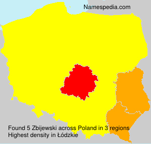 Surname Zbijewski in Poland