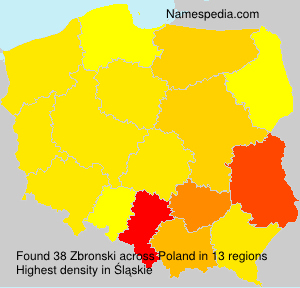 Surname Zbronski in Poland Surname Zbronski in Poland
