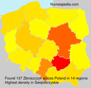 Surname Zbroszczyk in Poland Surname Zbroszczyk in Poland