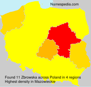 Surname Zbrowska in Poland Surname Zbrowska in Poland