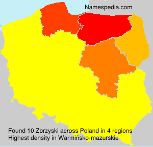 Surname Zbrzyski in Poland Surname Zbrzyski in Poland
