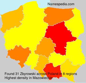 Surname Zbyrowski in Poland Surname Zbyrowski in Poland