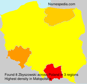 Surname Zbyszowski in Poland Surname Zbyszowski in Poland