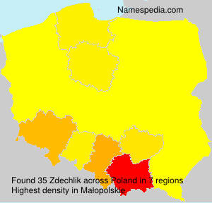 Surname Zdechlik in Poland Surname Zdechlik in Poland