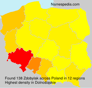 Surname Zdobylak in Poland Surname Zdobylak in Poland