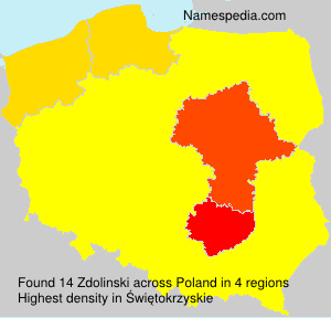 Surname Zdolinski in Poland Surname Zdolinski in Poland