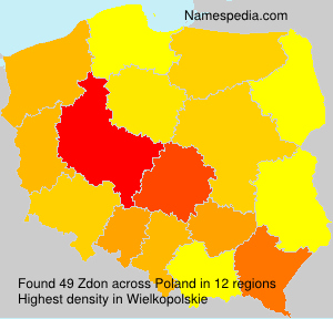 Surname Zdon in Poland Surname Zdon in Poland