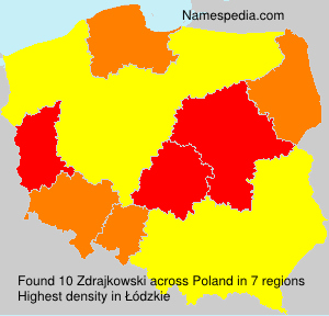 Surname Zdrajkowski in Poland Surname Zdrajkowski in Poland