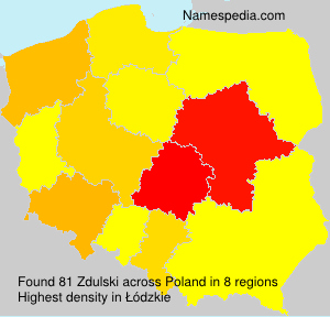 Surname Zdulski in Poland Surname Zdulski in Poland