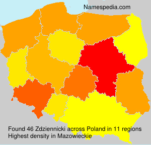 Surname Zdziennicki in Poland Surname Zdziennicki in Poland