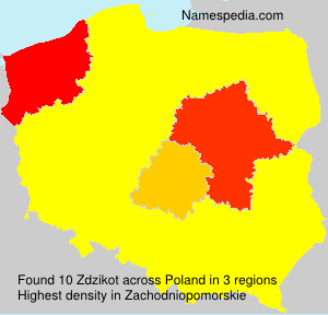 Surname Zdzikot in Poland Surname Zdzikot in Poland