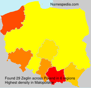 Surname Zeglin in Poland Surname Zeglin in Poland