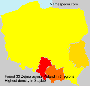 Surname Zejma in Poland Surname Zejma in Poland
