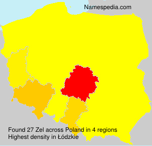 Surname Zel in Poland Surname Zel in Poland
