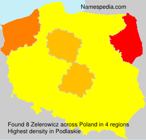 Surname Zelerowicz in Poland Surname Zelerowicz in Poland